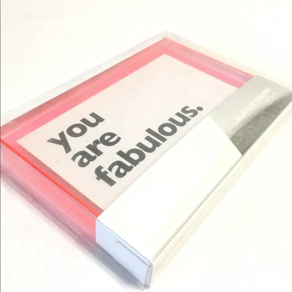 INC Bright Pink Stand Alone Desktop Picture Frame - Picture 5 of 6